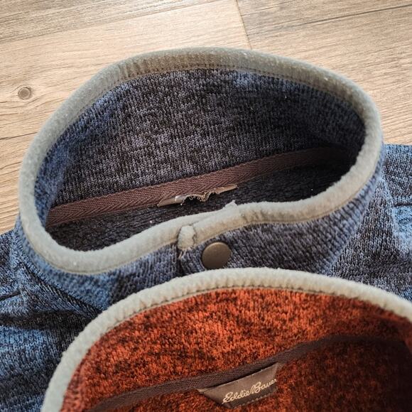 Bundle of 2 Eddie Bauer Men's Radiator Fleece Snap Front Pullover Size L - Picture 10 of 13